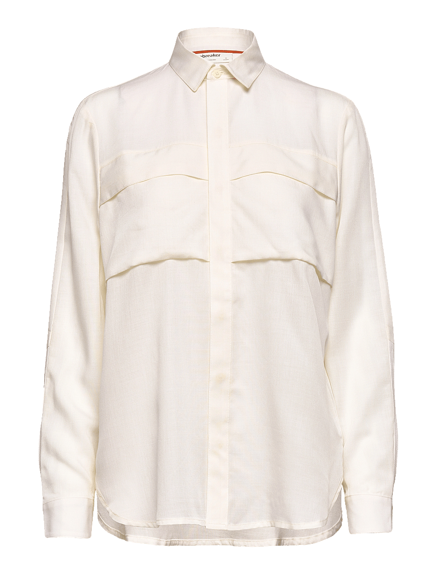 Icebreaker - W Merino Natural Blend Overshirt - enamel - 0