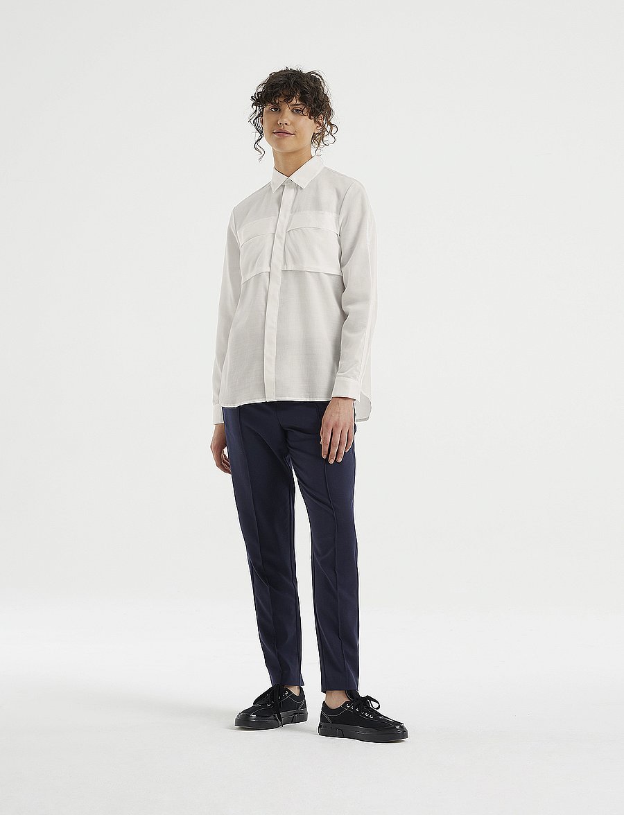 Icebreaker - W Merino Natural Blend Overshirt - enamel - 2
