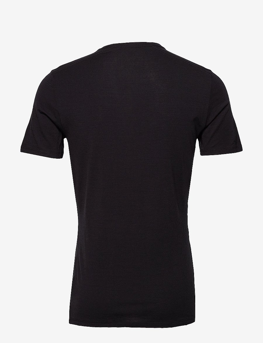 Icebreaker - Men Merino 150 Anatomica SS Crewe - t-shirts - black - 2