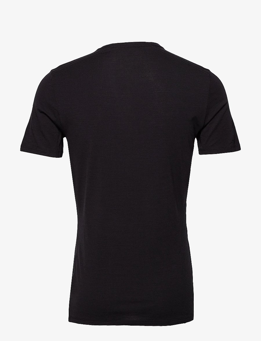 Icebreaker - Men Merino 150 Anatomica SS Crewe - t-shirts - black - 2