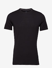 Icebreaker - Men Anatomica SS Crewe - t-shirts - black/monsoon - 0