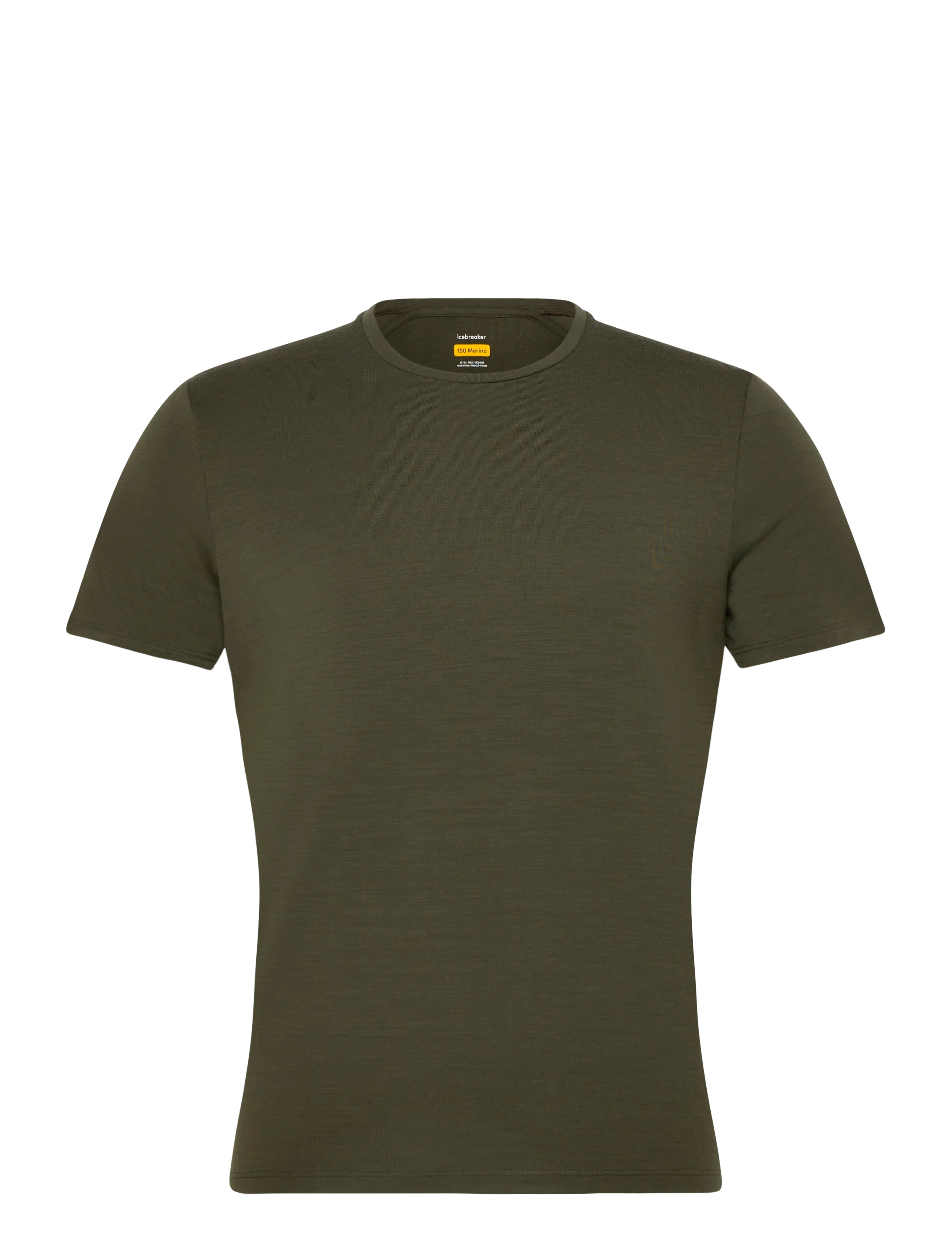 Icebreaker Men Merino 150 Anatomica SS Crewe - Icebreaker - DK LODEN / khaki/green