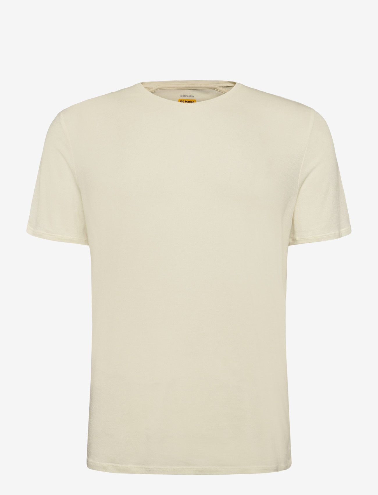 Icebreaker Men Merino 150 Anatomica SS Crewe - Riided - UNDYED / cream