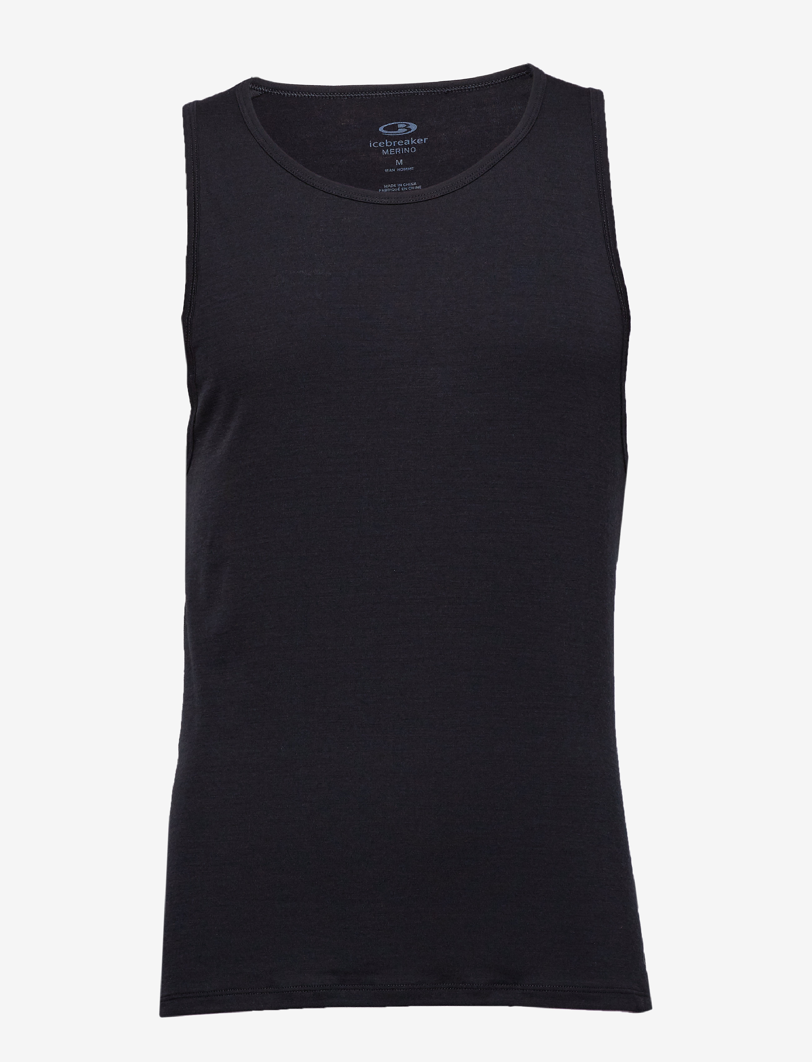 Icebreaker M Anatomica Tank - Tøj - BLACK / black