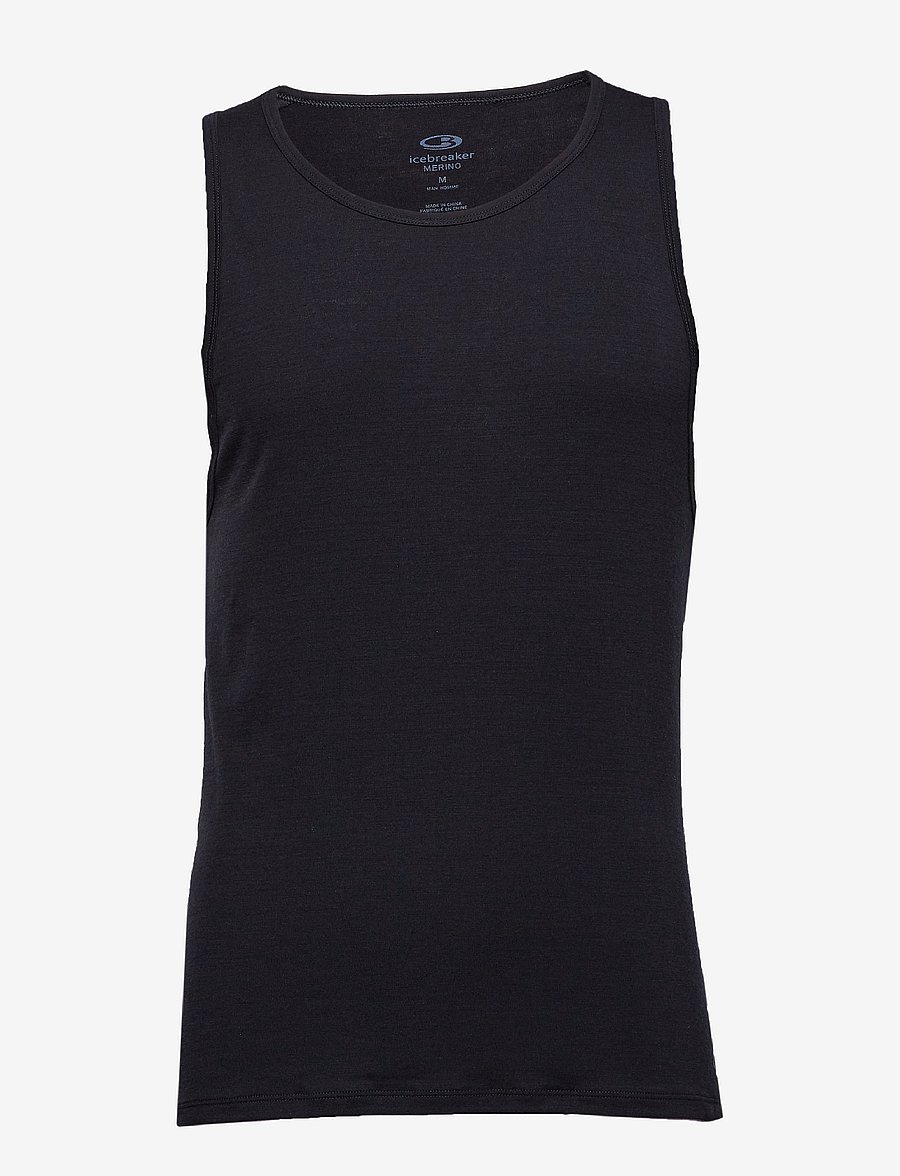 Icebreaker - Men Merino 150 Anatomica Tank - tank tops - black - 1