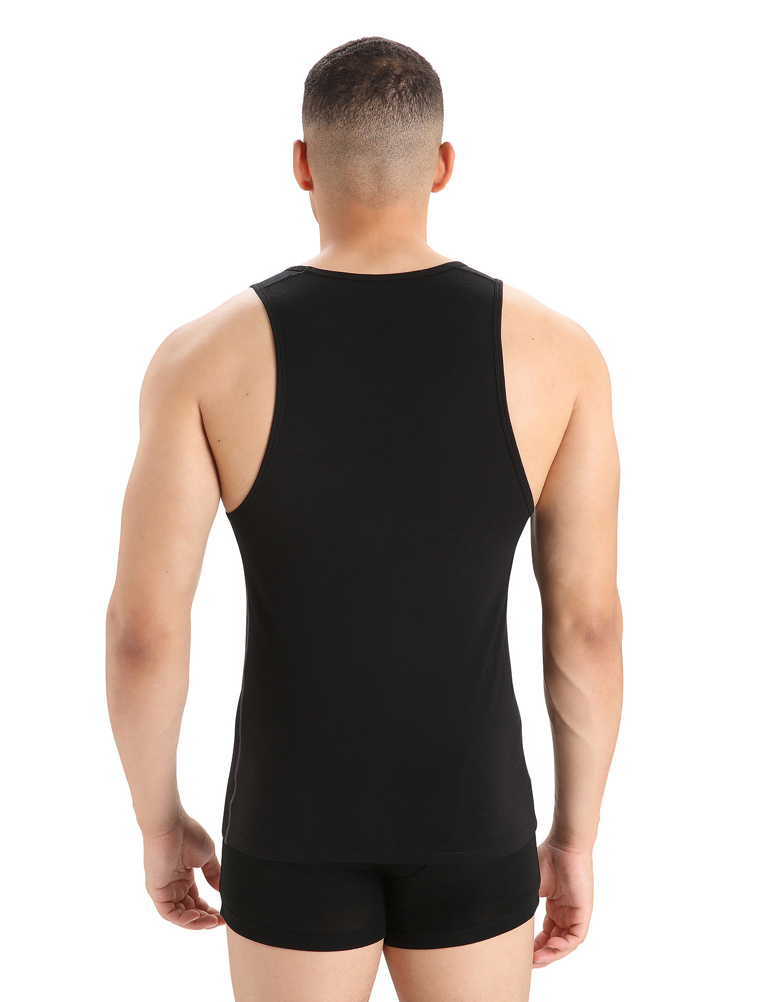 Icebreaker - Men Merino 150 Anatomica Tank - tank tops - black - 3