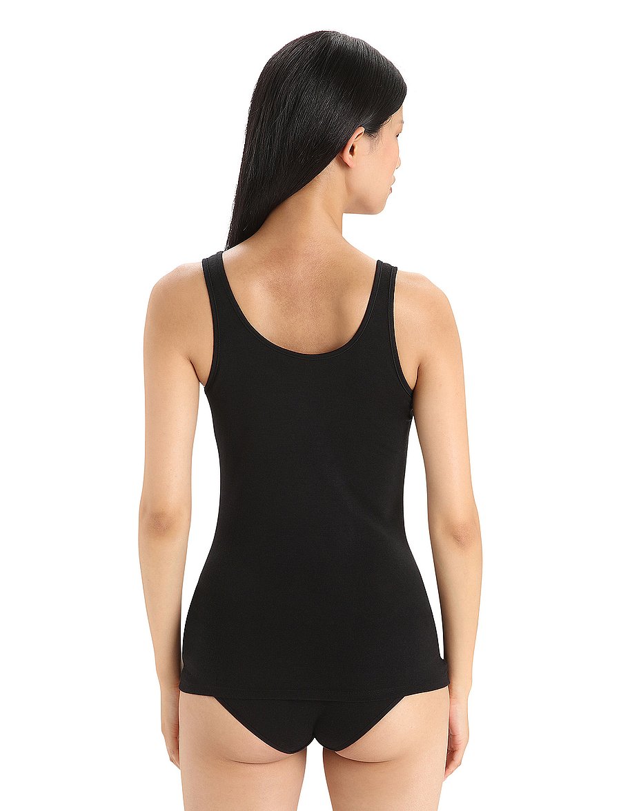 Icebreaker - Women Merino 150 Siren Tank - toppe & t-shirts - black - 3
