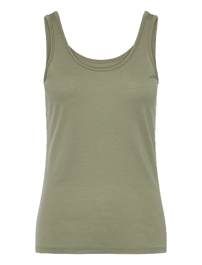Icebreaker Women Merino 150 Siren Tank - Varrukateta topid - LICHEN / khaki/green
