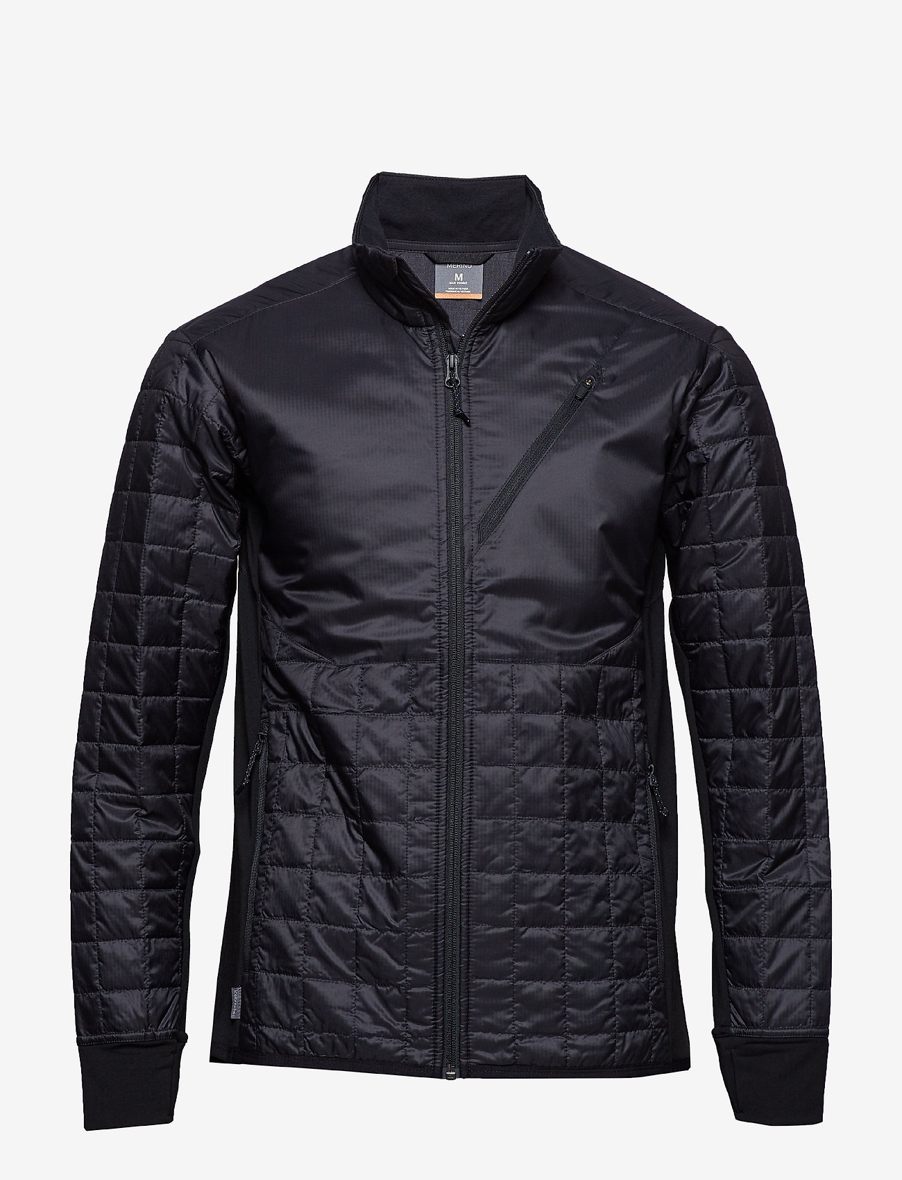 Icebreaker - Mens Helix LS Zip - black/jet hthr - 0