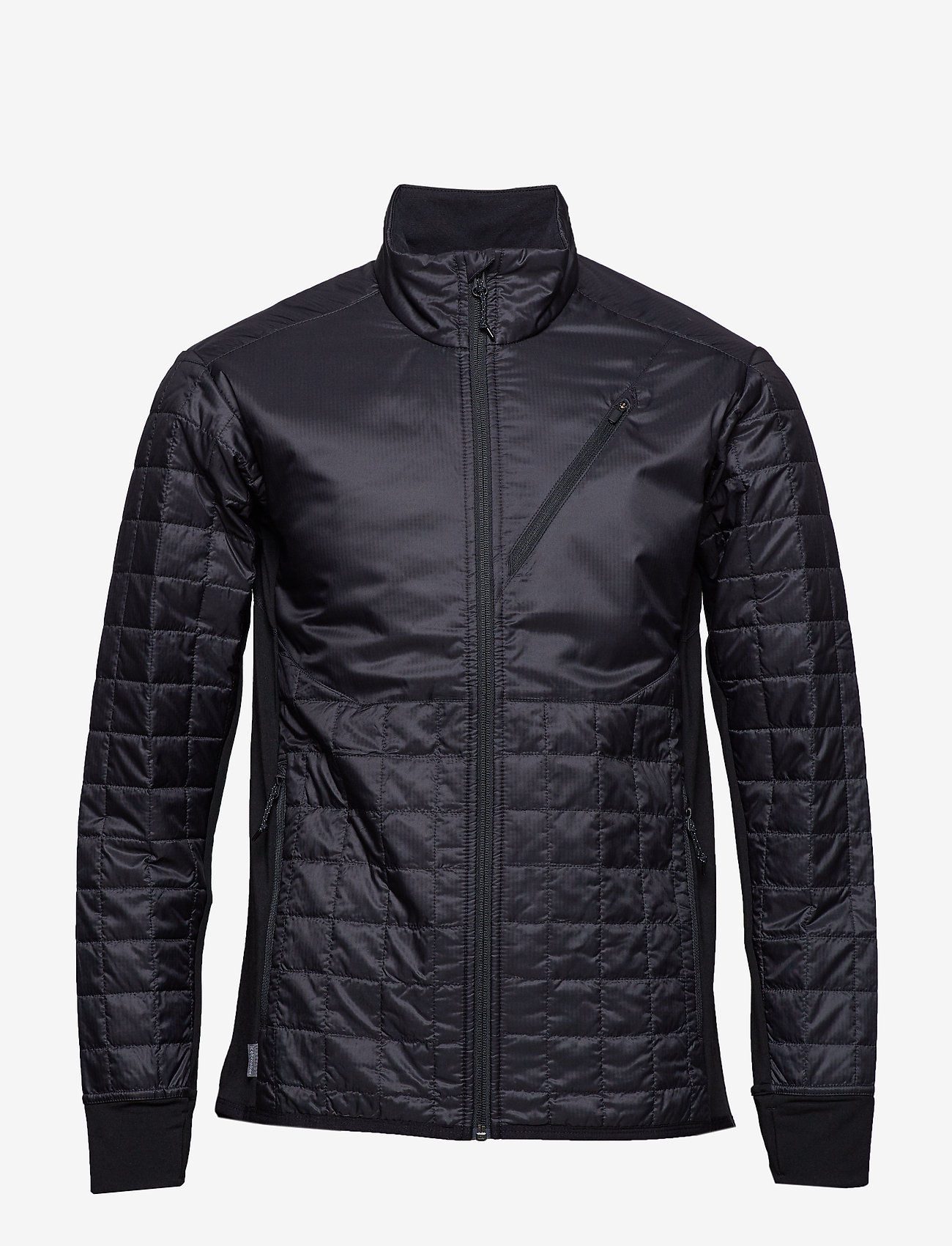 Icebreaker - Mens Helix LS Zip - black/jet hthr - 1