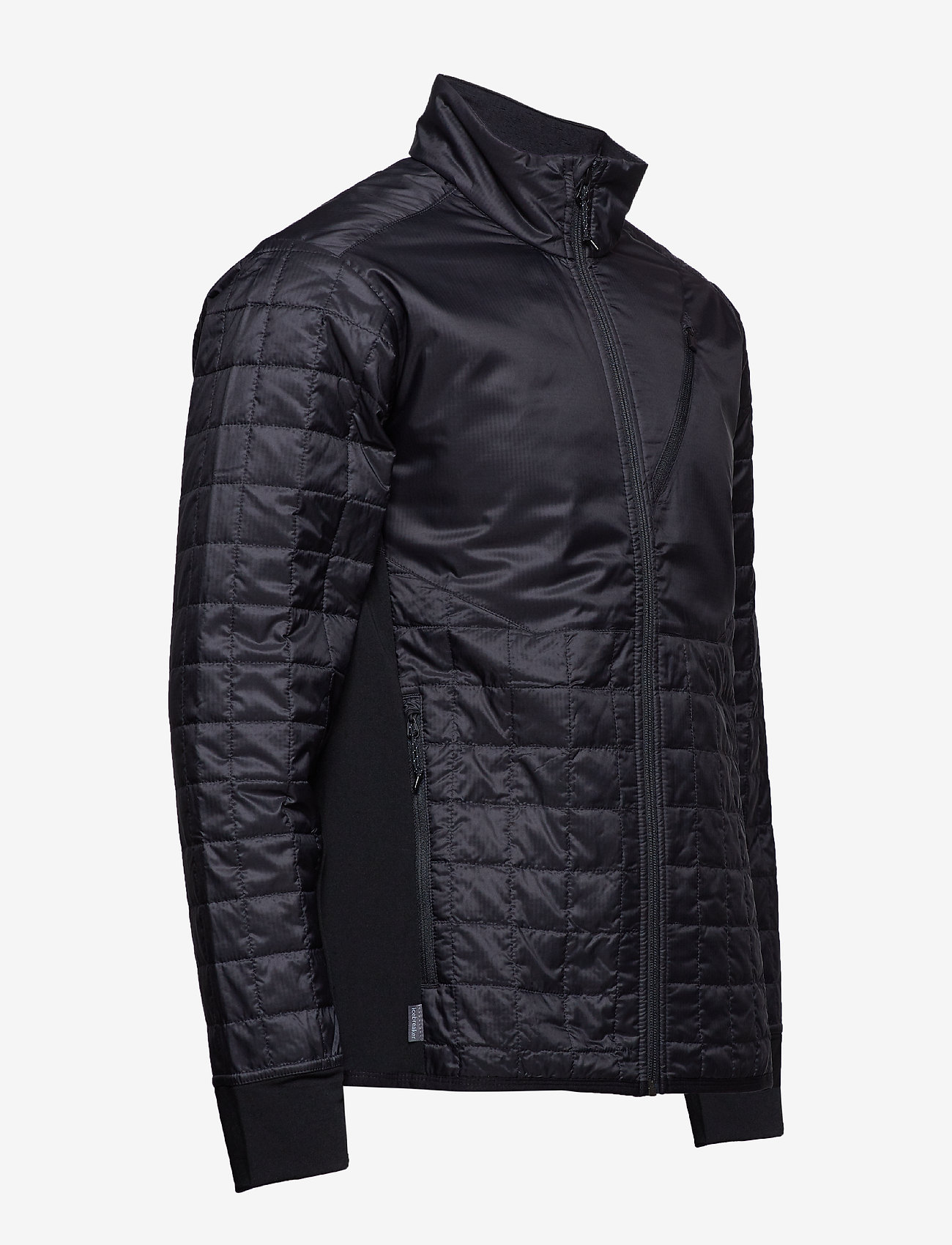 Icebreaker - Mens Helix LS Zip - black/jet hthr - 3