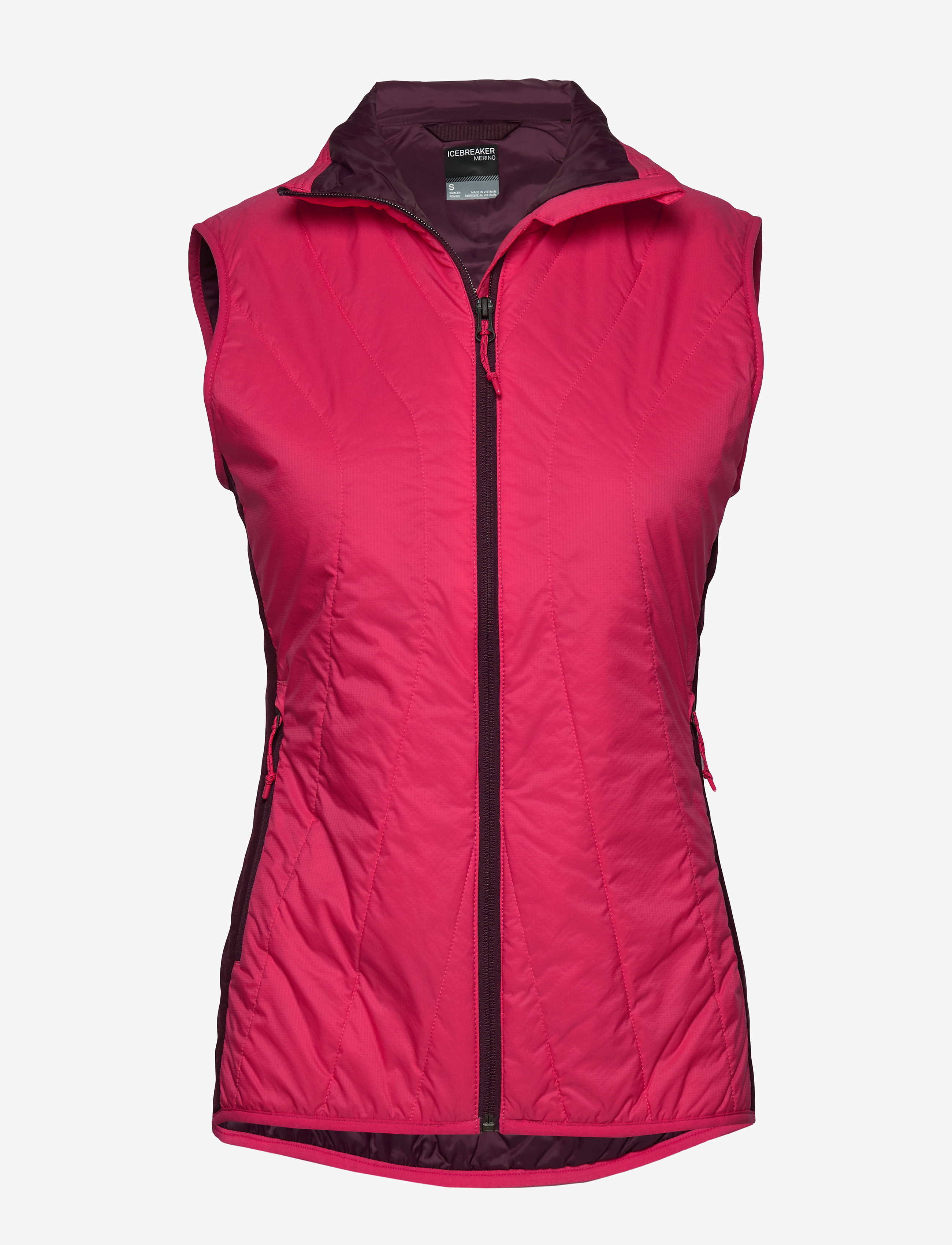 Icebreaker - Wmns Hyperia Lite Hybrid Vest - prism/velvet - 0