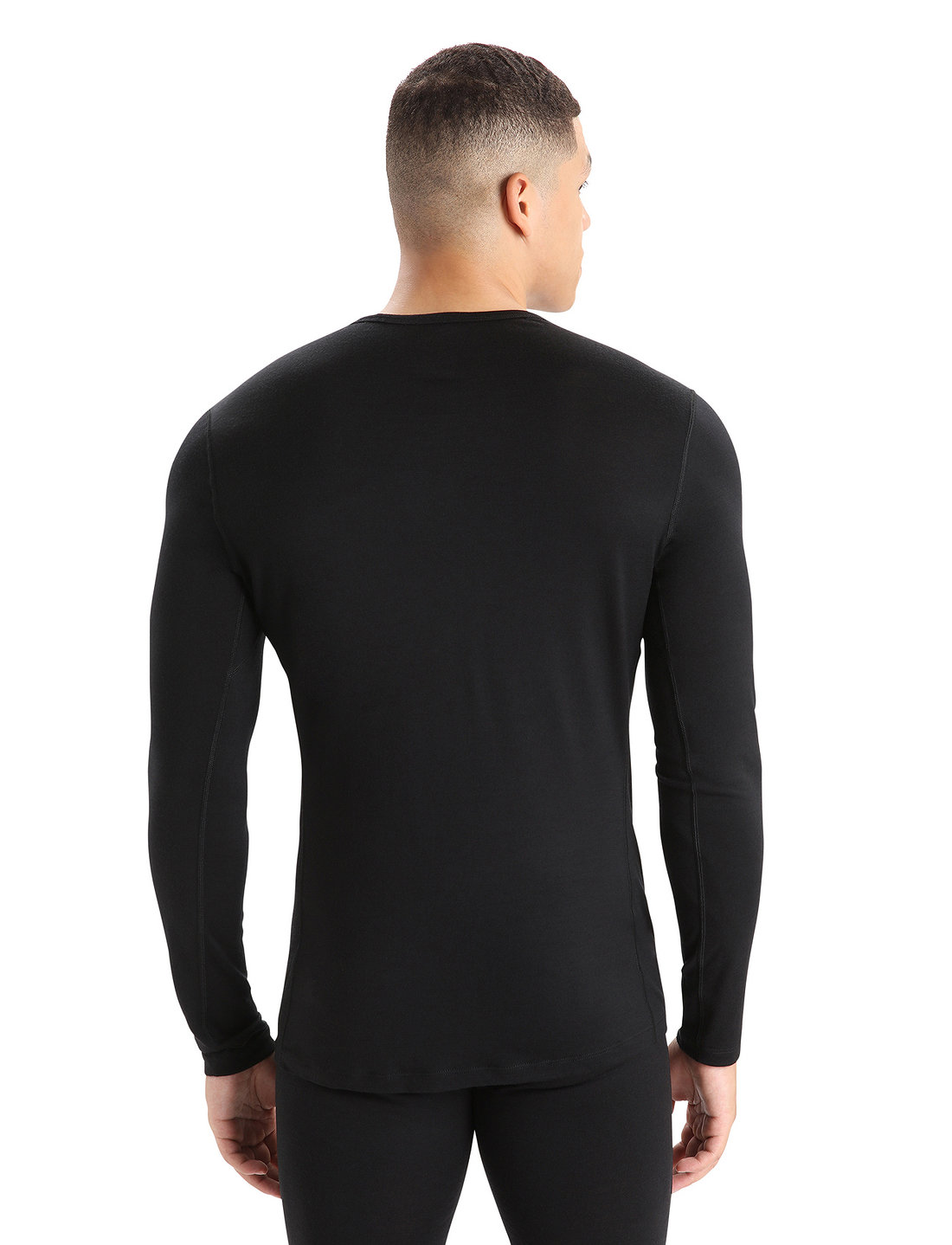 Icebreaker - M 200 Oasis LS Crewe - underställströjor - black - 3