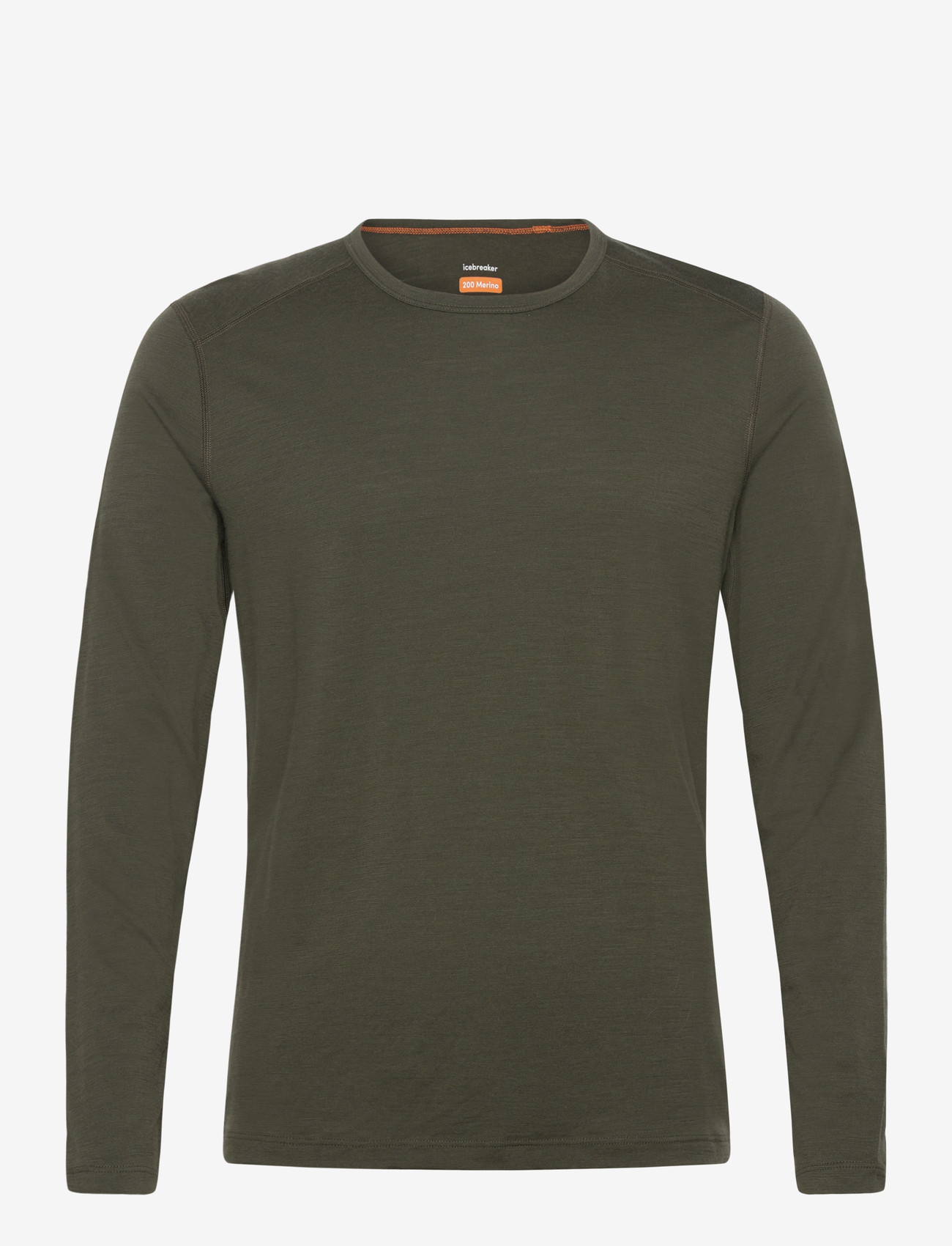 Icebreaker - M 200 Oasis LS Crewe - base layer tops - dk loden - 0