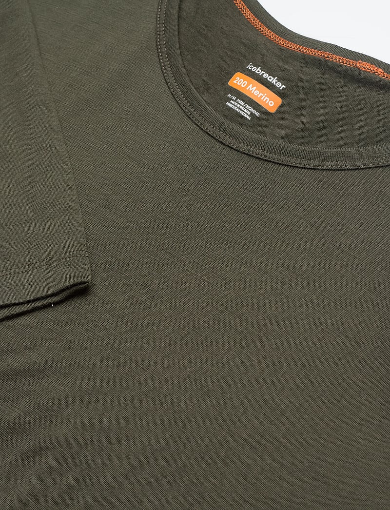 Icebreaker - M 200 Oasis LS Crewe - baselayer overdele - dk loden - 2