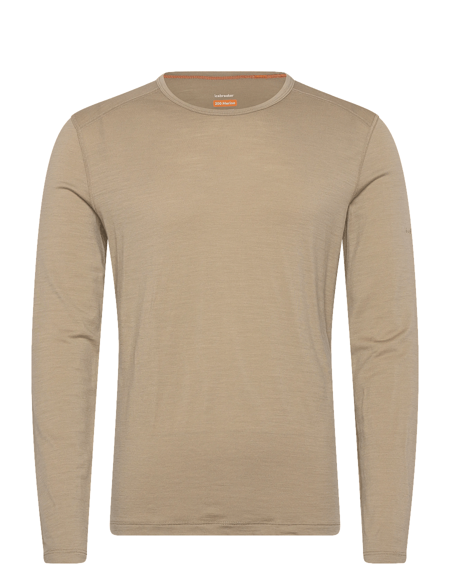 Icebreaker - M 200 Oasis LS Crewe - baselayer overdele - flagstone - 0