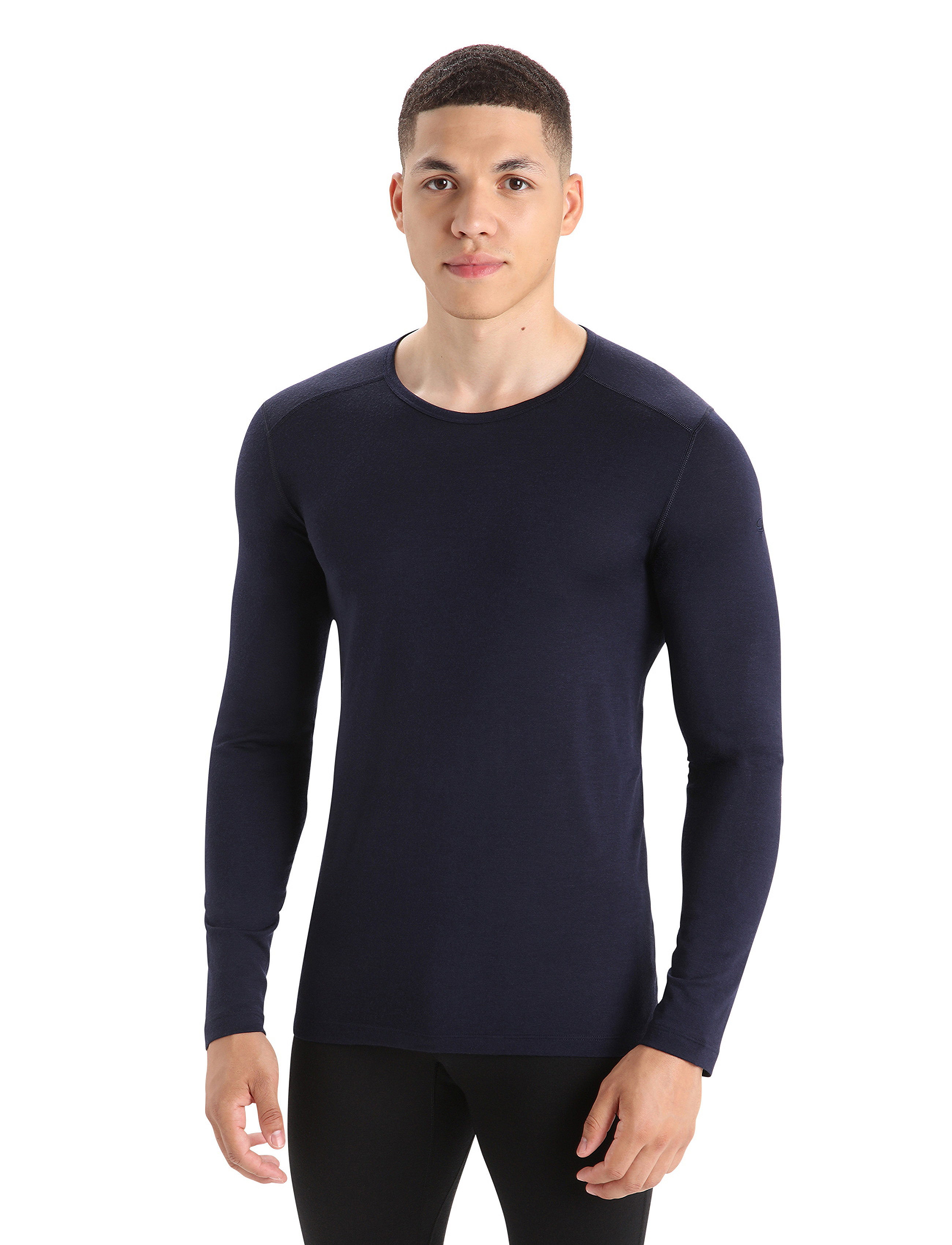 Icebreaker - M 200 Oasis LS Crewe - underställströjor - midnight navy - 0