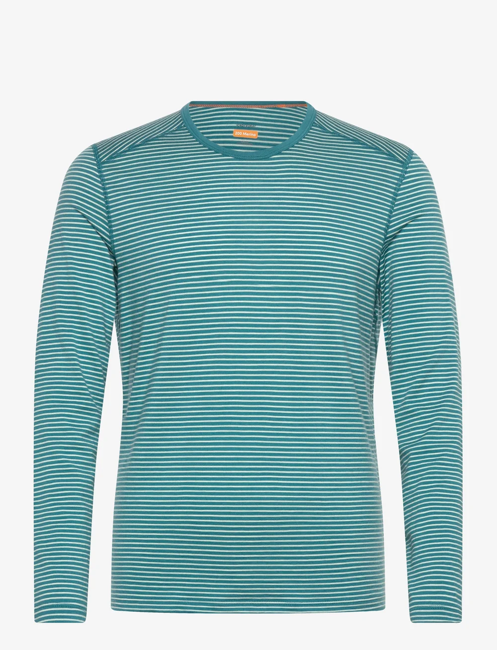 Icebreaker - Men Merino 200 Oasis LS Crewe - funktionsunterwäsche - oberteile - topaz/undyed/s - 0