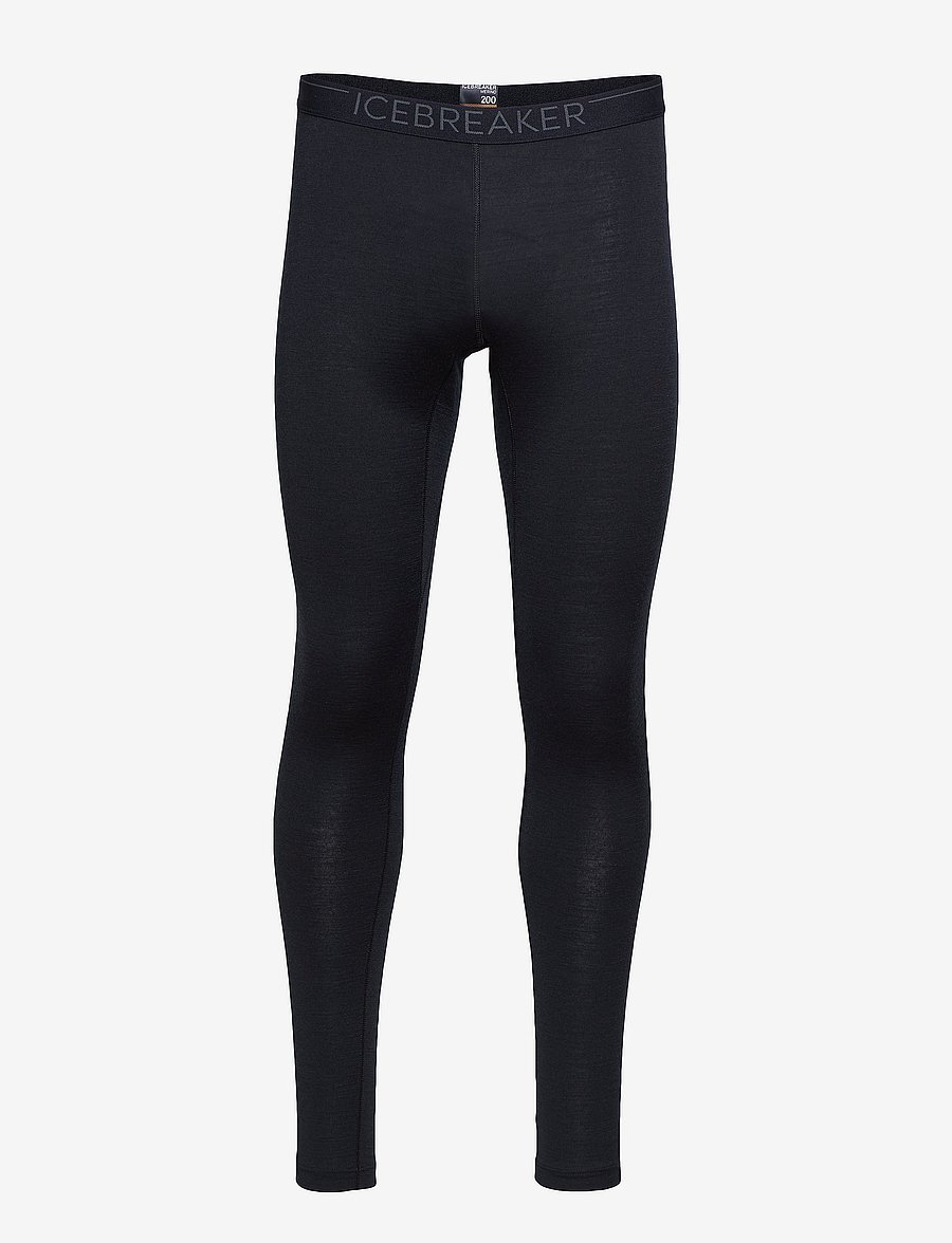 Icebreaker - M 200 Oasis Leggings - síðar nærbuxur - black - 1