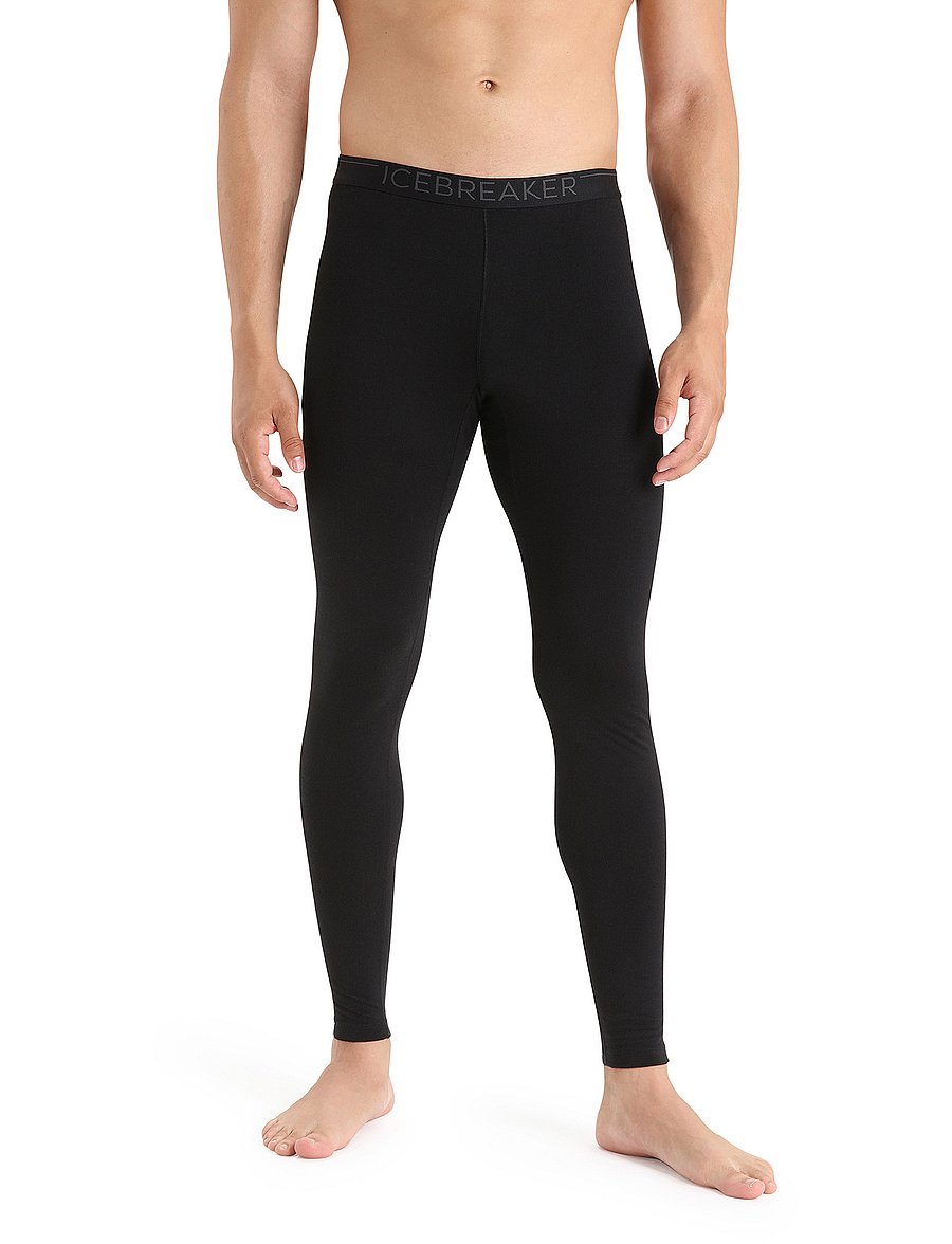 Icebreaker - M 200 Oasis Leggings - síðar nærbuxur - black - 0