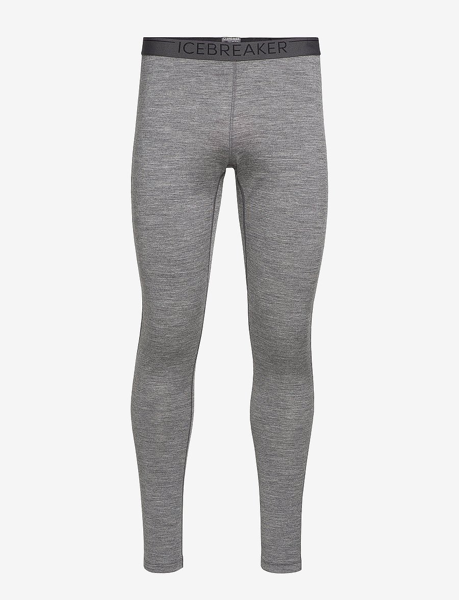 Icebreaker - M 200 Oasis Leggings - funkionsunterwäsche - hosen - gritstone hthr-013 - 1