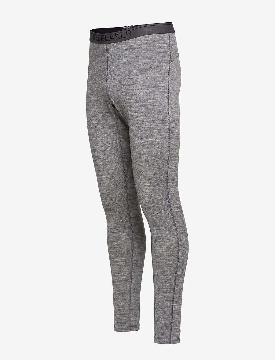Icebreaker - M 200 Oasis Leggings - funkionsunterwäsche - hosen - gritstone hthr-013 - 3