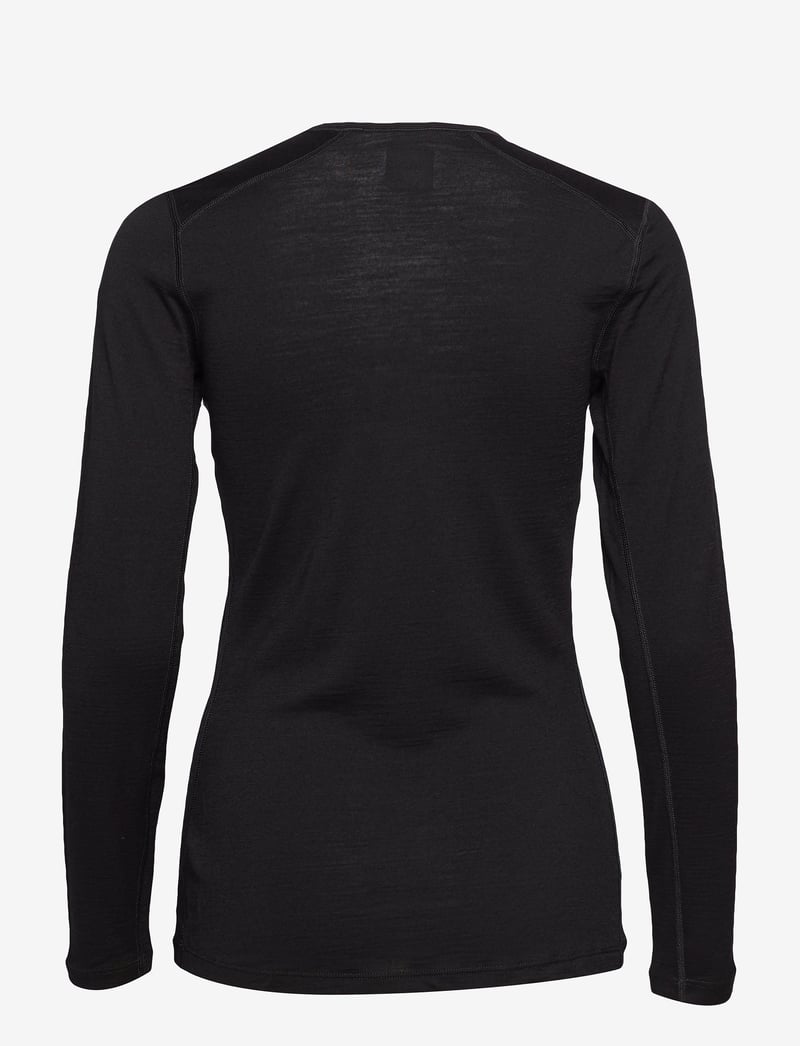 Icebreaker - W 200 Oasis LS Crewe - base layer tops - black - 2