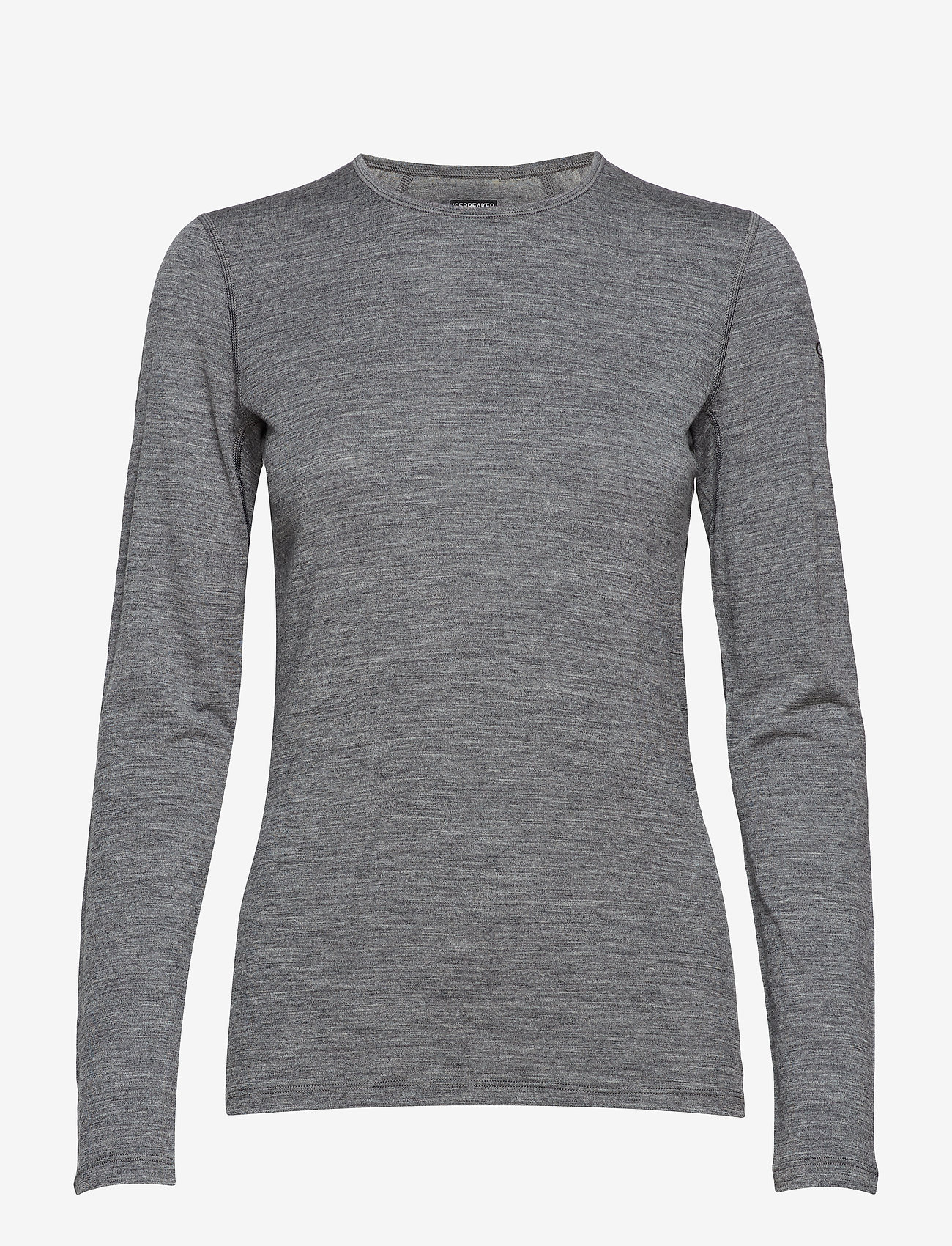 Icebreaker - W 200 Oasis LS Crewe - funktionsunterwäsche - oberteile - gritstone hthr-013 - 1