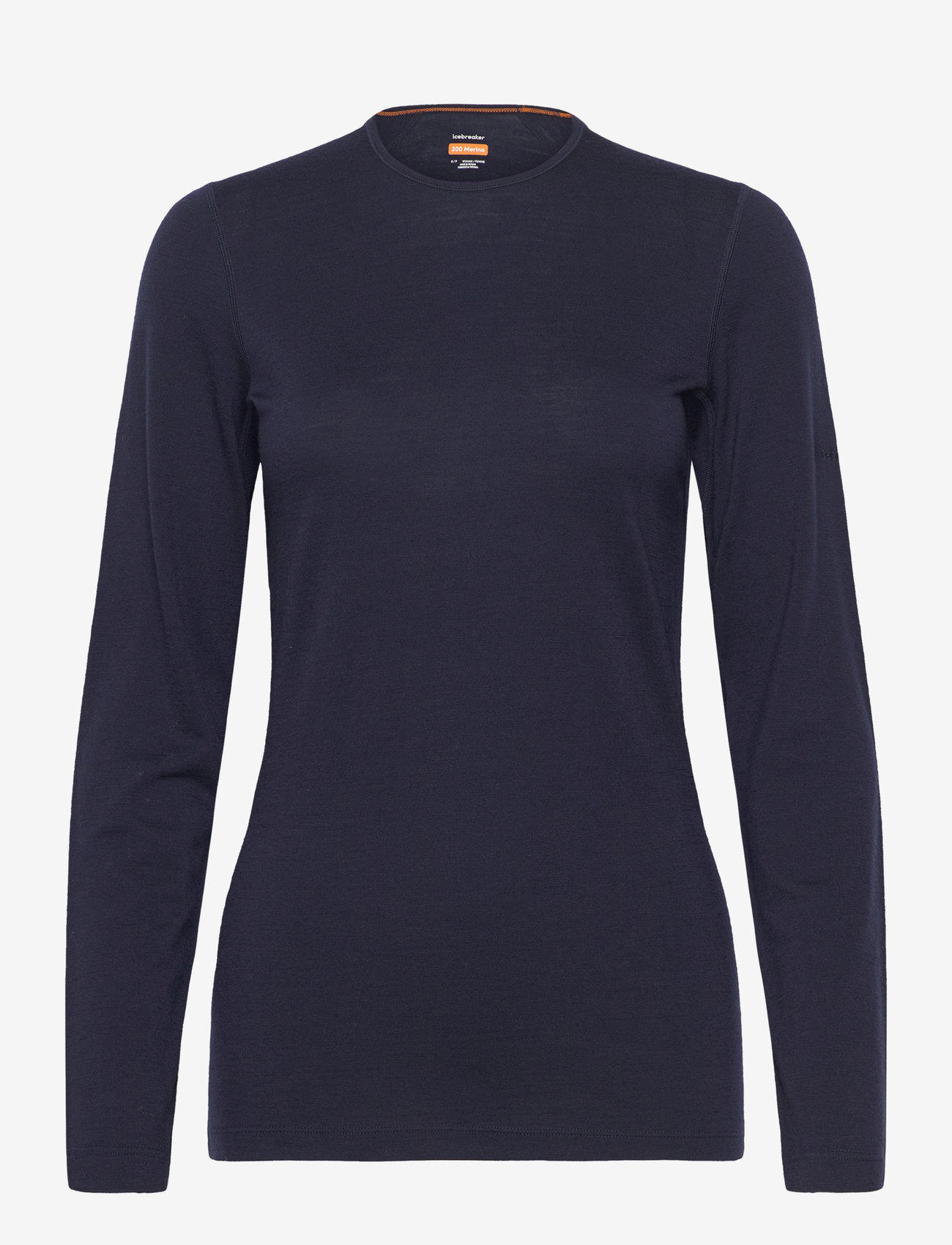 Icebreaker - W 200 Oasis LS Crewe - funktionsunterwäsche - oberteile - midnight navy - 0