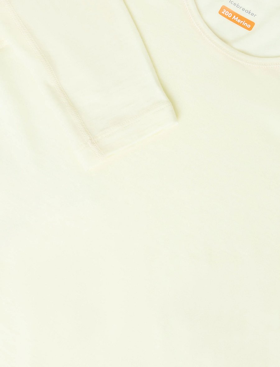 Icebreaker - Women Merino 200 Oasis LS Crewe - funktionsunterwäsche - oberteile - undyed - 2