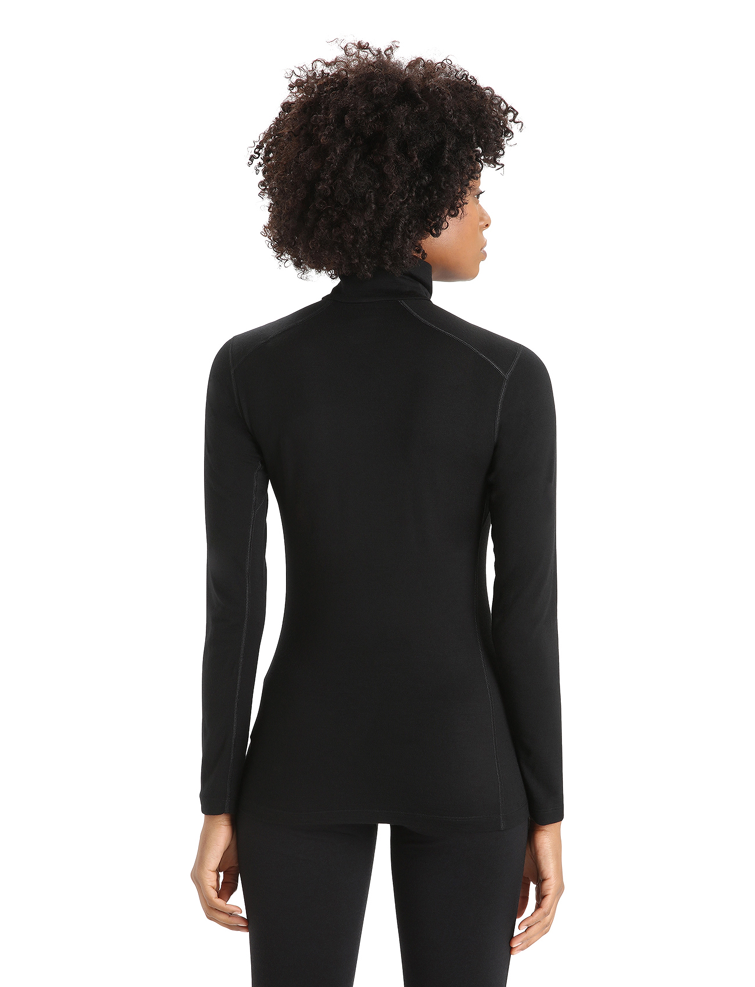Icebreaker - Women 200 Oasis LS Half Zip - black - 4