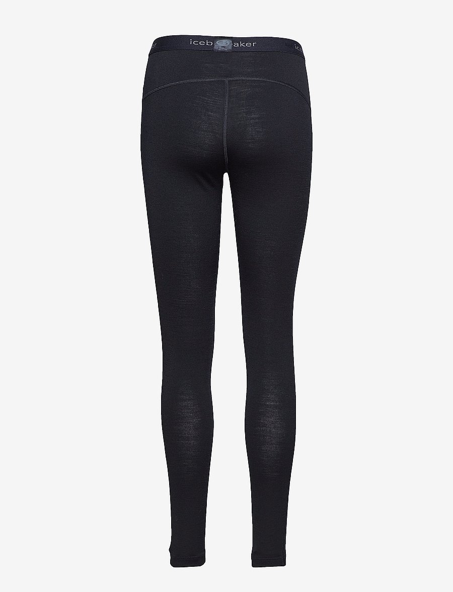 Icebreaker - W 200 Oasis Leggings - superundertøy & ullundertøy underdeler - black - 2