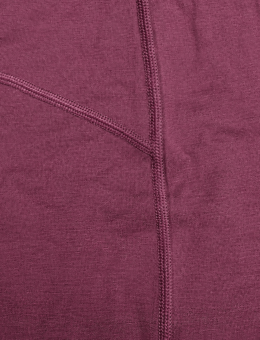 Icebreaker - W 200 Oasis Leggings - funkionsunterwäsche - hosen - dk berry - 2