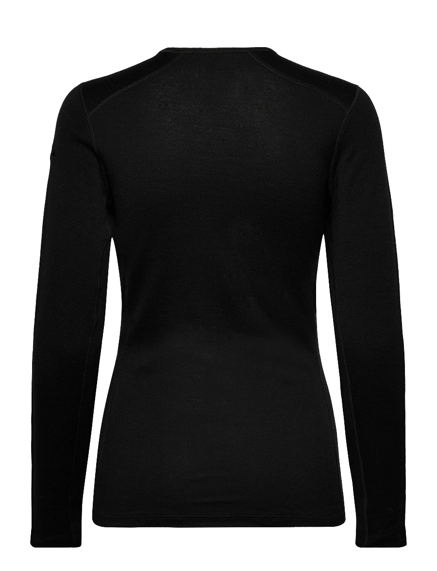 Icebreaker - W 260 Tech LS Crewe - aluskihina kantavad alussärgid - black - 1
