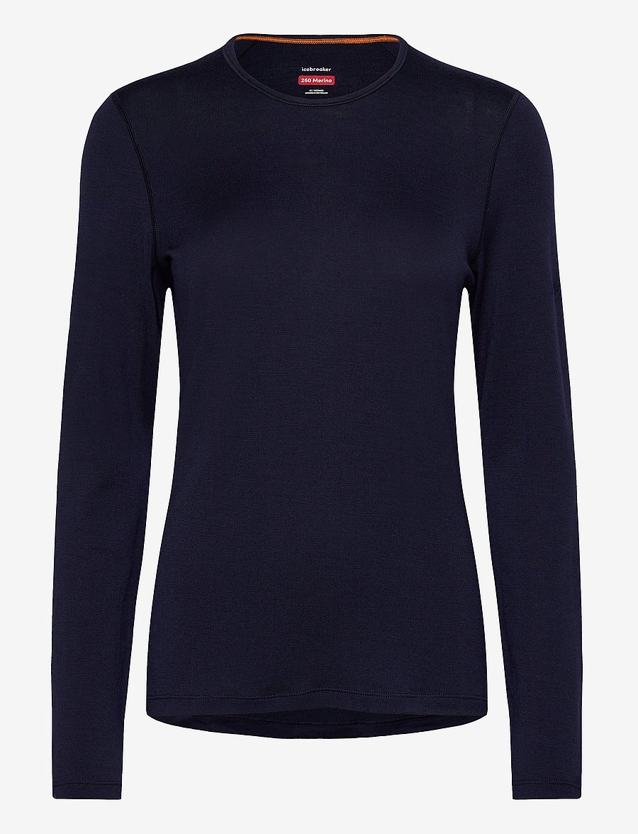 Icebreaker - W 260 Tech LS Crewe - underställströjor - midnight navy - 0