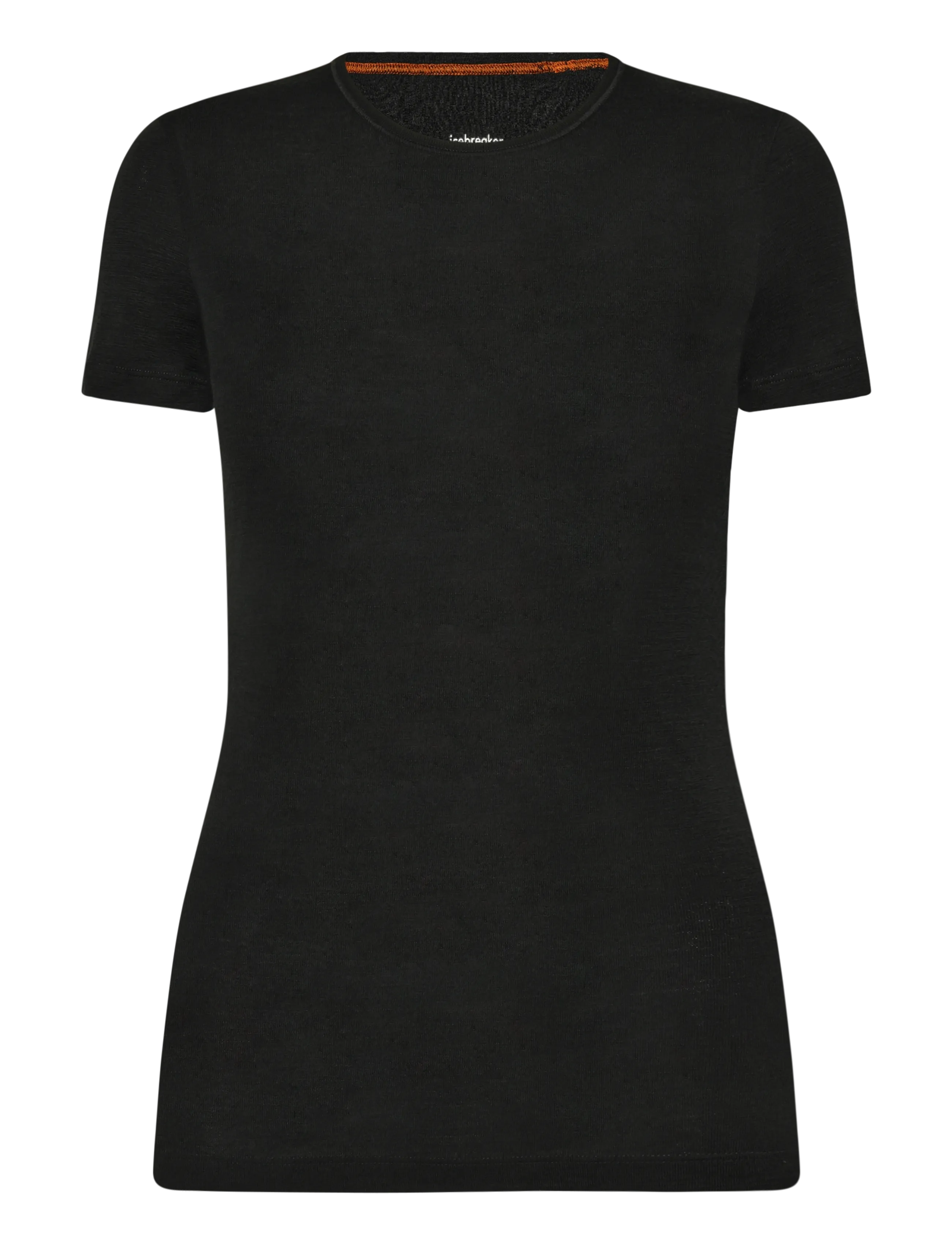 Icebreaker Women Merino 175 Everyday SS Crewe - Kleidung - BLACK / black