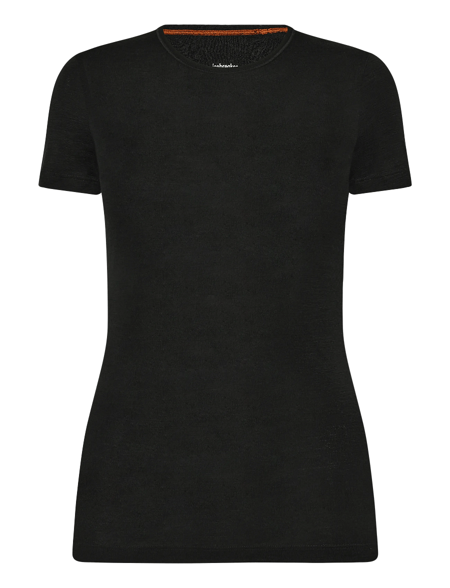 Icebreaker - Women Merino 175 Everyday SS Crewe - funktionsunterwäsche - oberteile - black - 0
