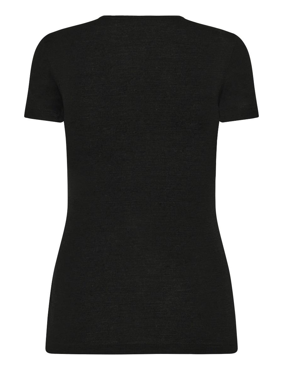 Icebreaker - Women Merino 175 Everyday SS Crewe - funktionsunterwäsche - oberteile - black - 1