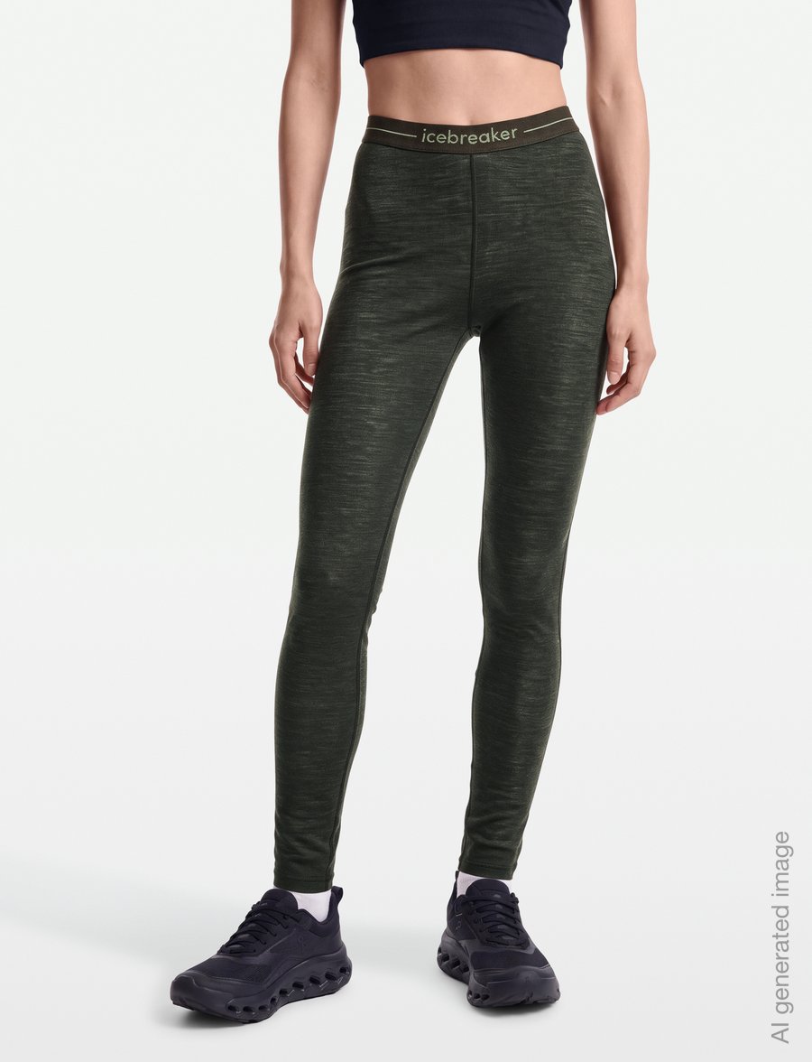 Icebreaker - W 175 Everyday Leggings - funkionsunterwäsche - hosen - dk loden - 3