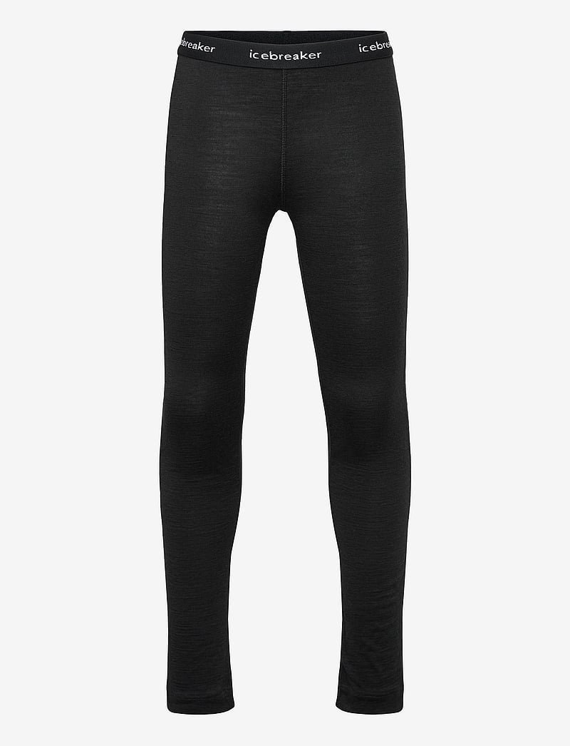 Icebreaker - Kids Merino 200 Oasis Leggings - síðar nærbuxur - black - 0