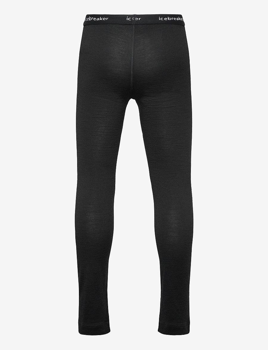 Icebreaker - Kids Merino 200 Oasis Leggings - funkionsunterwäsche - hosen - black - 1