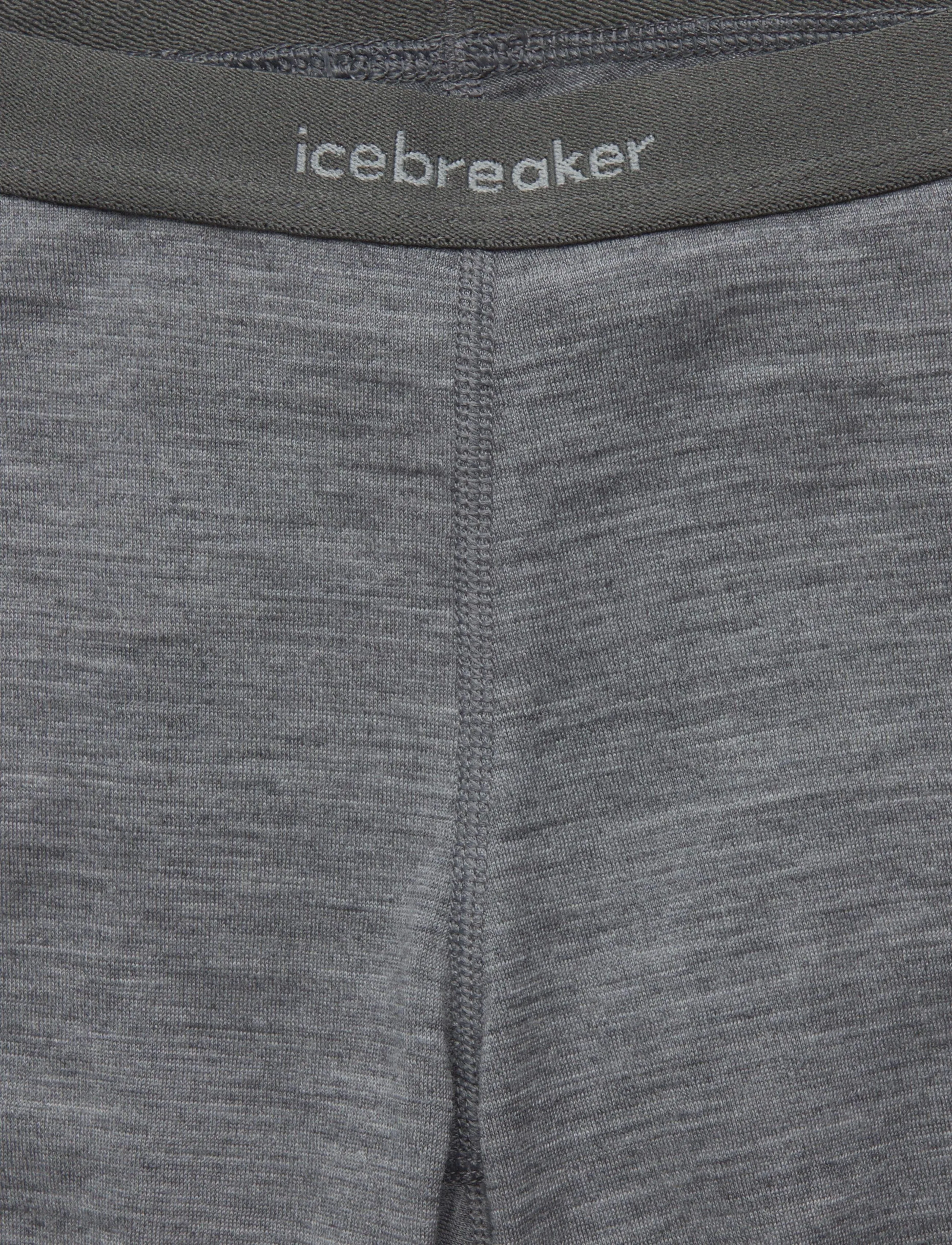 Icebreaker - Kids Merino 200 Oasis Leggings - overtøj - gritstone hthr-013 - 2