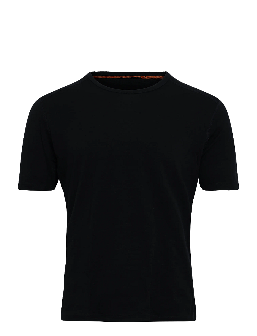Icebreaker - Men Merino 200 Oasis SS Crewe - funktionsunterwäsche - oberteile - black - 0