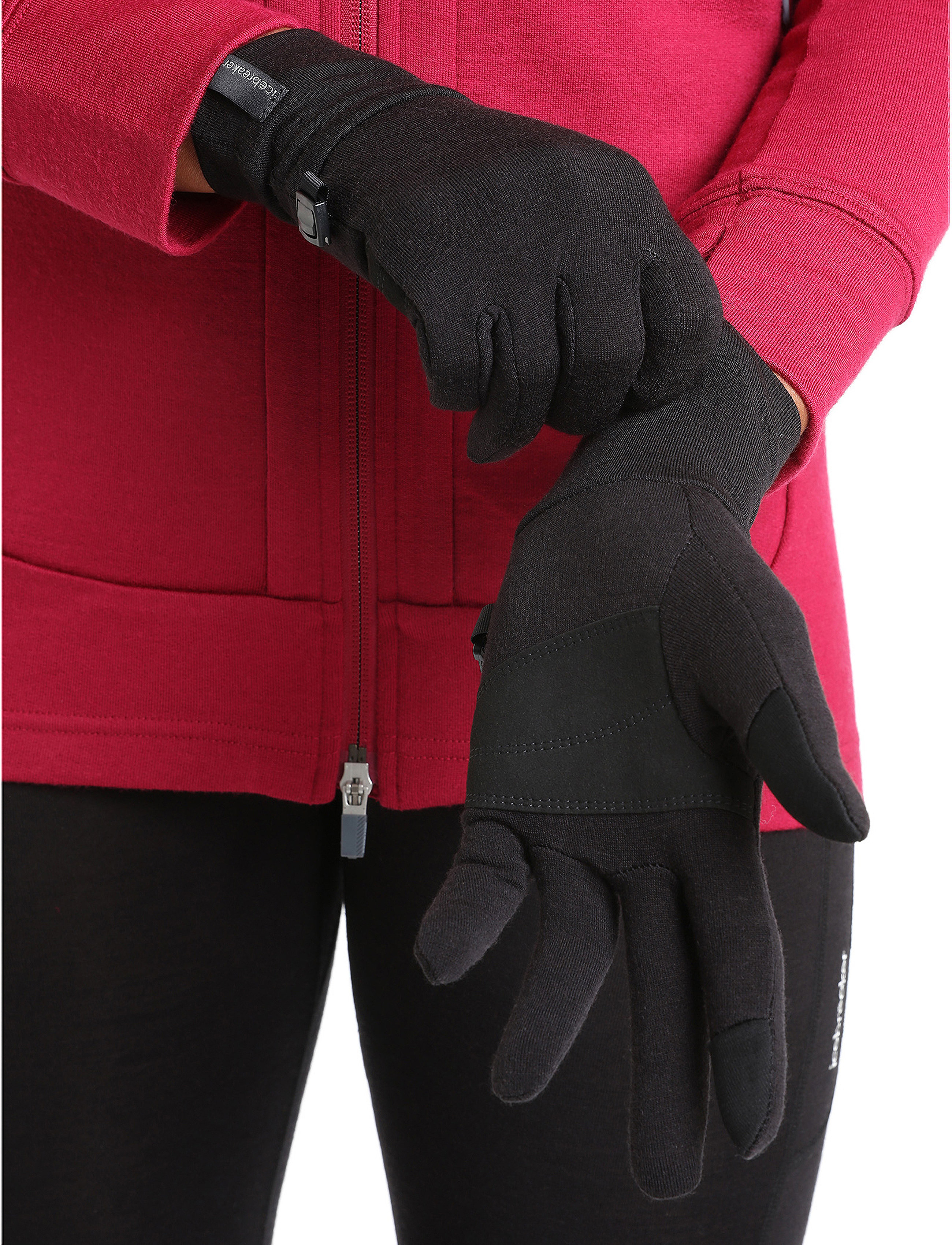 Icebreaker - U Sierra Gloves - fingerhansker - black - 2
