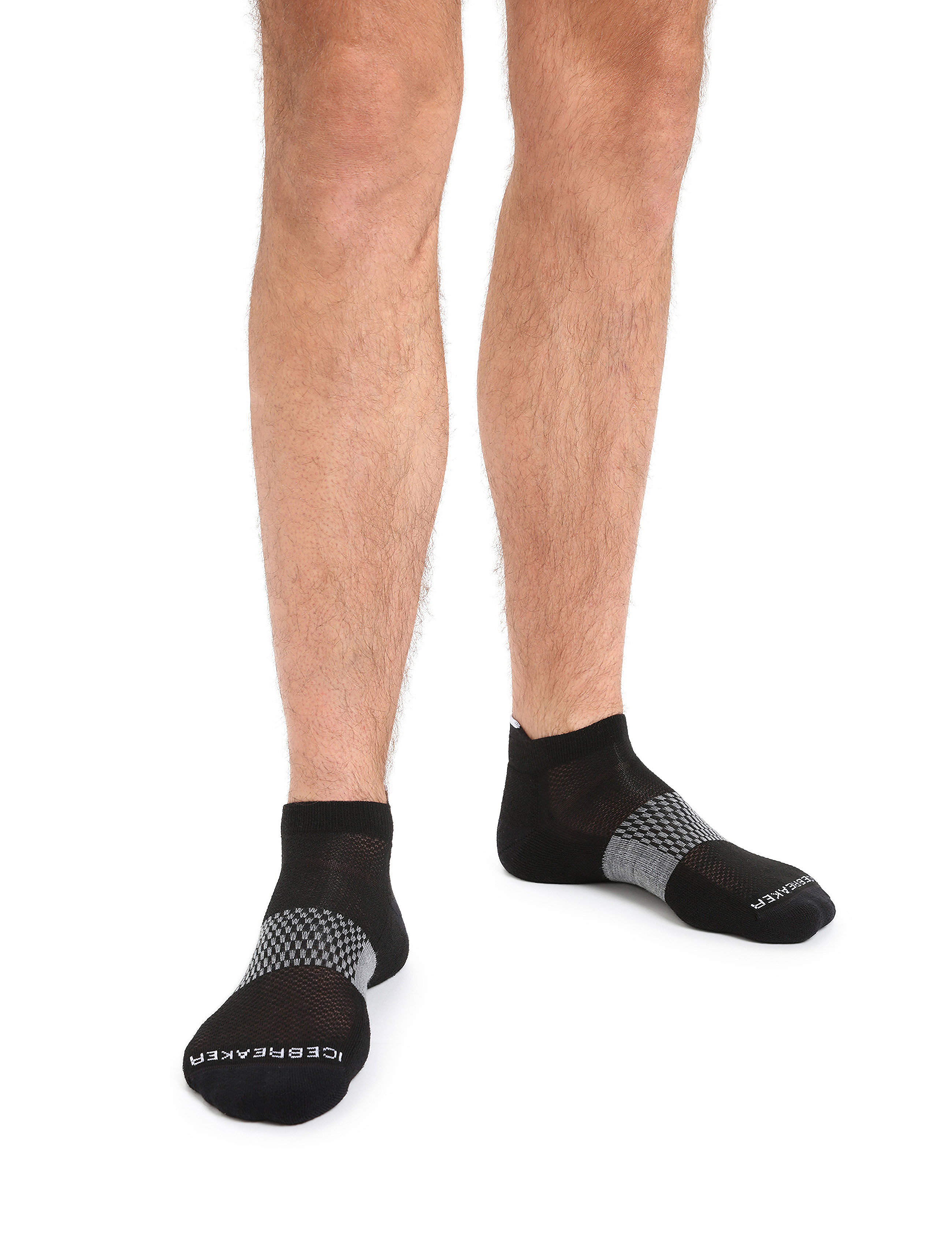 Icebreaker Men Merino Multisport Light Micro, M, Socks, Schwarz - Ankle Männerswear