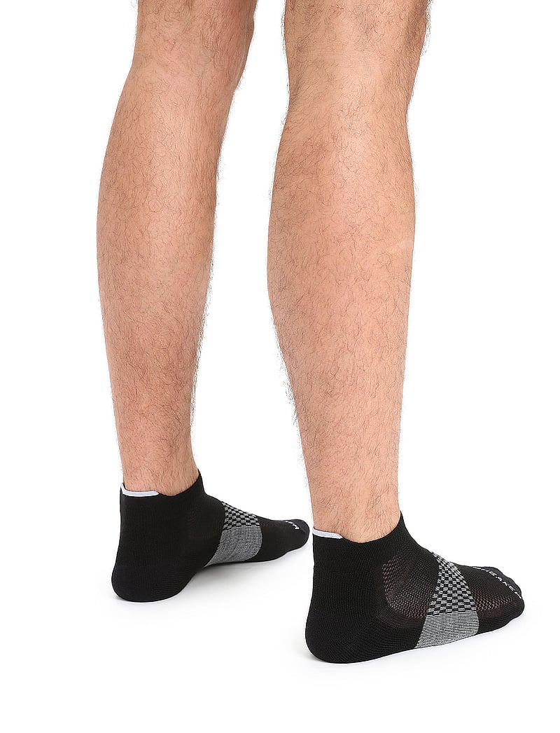 Icebreaker - M Multisport Light Micro - sportstrømper - black/snow/metro hthr - 3