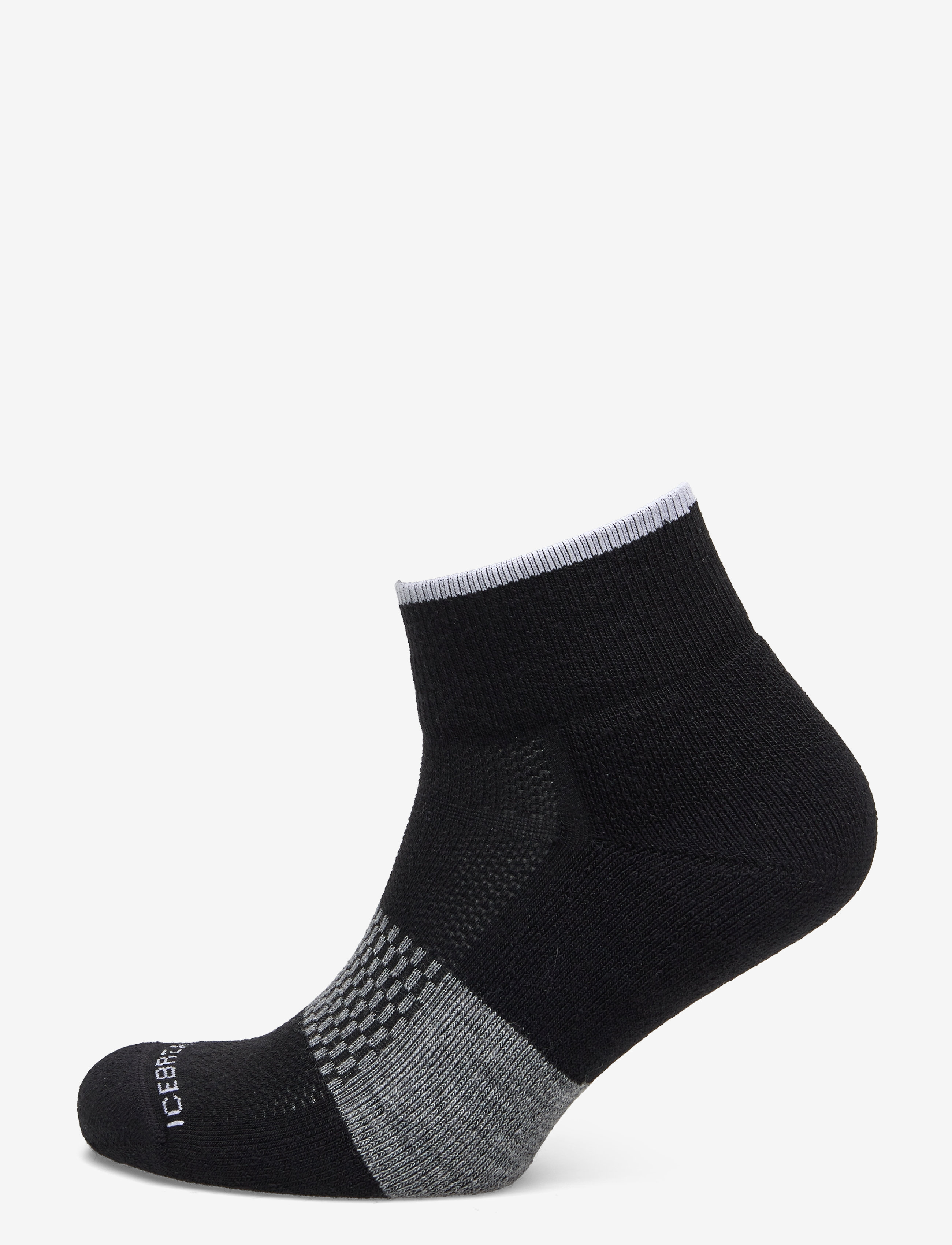 Icebreaker Men Merino Multisport Light Mini - Treening - BLACK/SNOW/METRO HTHR / black