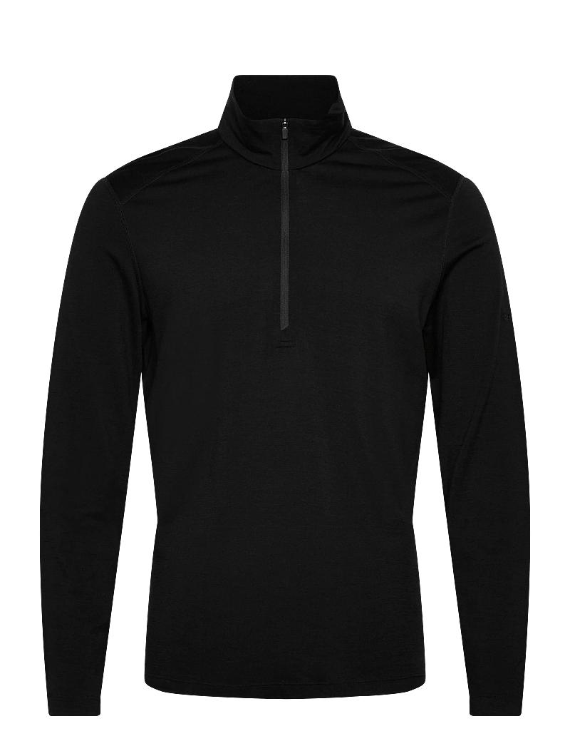 Icebreaker - Men Merino 200 Oasis LS Half Zip - underställströjor - black - 0