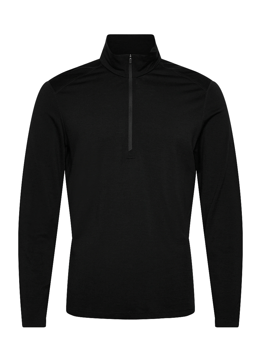 Icebreaker - Men Merino 200 Oasis LS Half Zip - baselayer overdele - black - 0