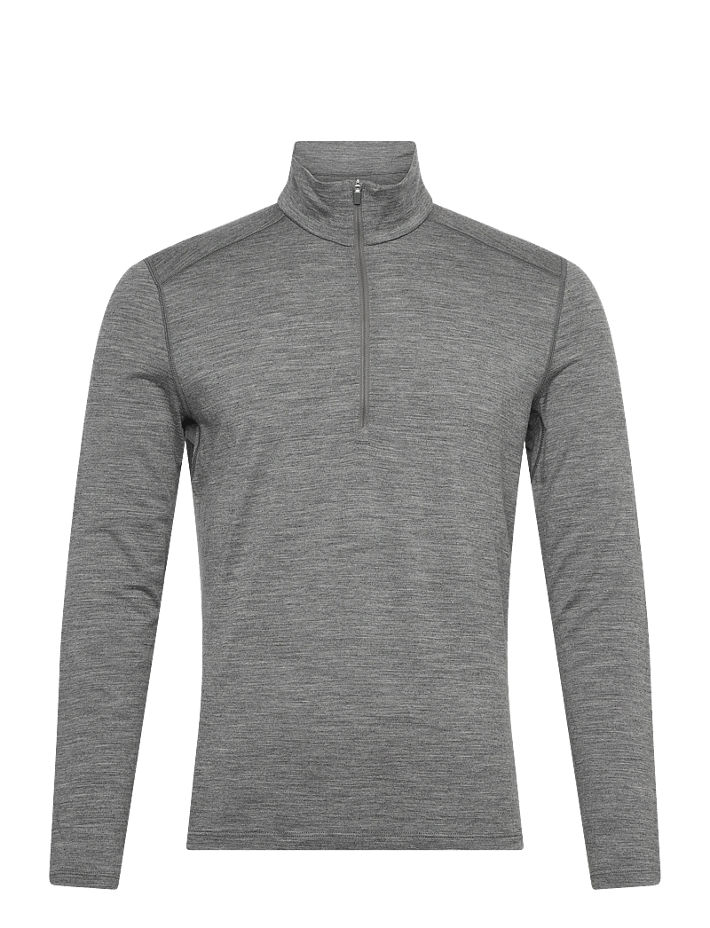 Icebreaker - Men Merino 200 Oasis LS Half Zip - termoundertrøjer - gritstone hthr-013 - 0